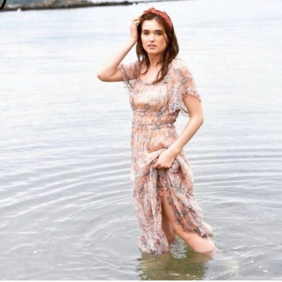 SOLD 🤍 LOVE THE LABEL ✨NWT✨Floral Cottage Waterlily Dress - Picture 2 of 11